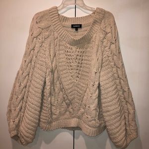 EXPRESS Women’s woven sweater - size M
